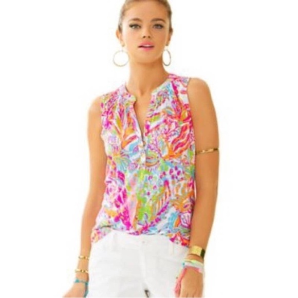 LILLY PULITZER Essie Top Size XXS - Picture 11 of 11